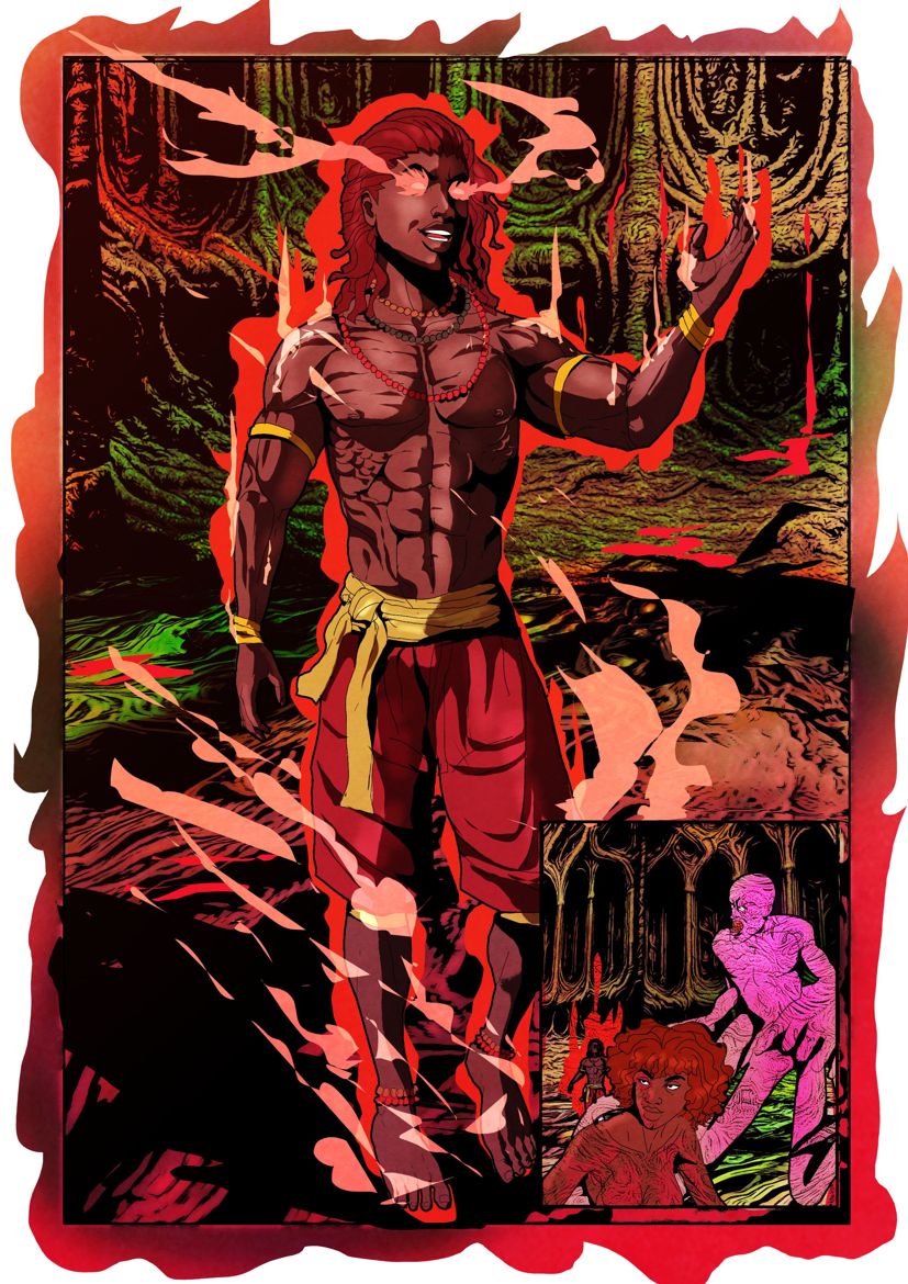 XMoliraza's tweet image. #SHADOWZONE #DarkFantasy #SinisterMagic #Occult #CoverArt #IndieComics