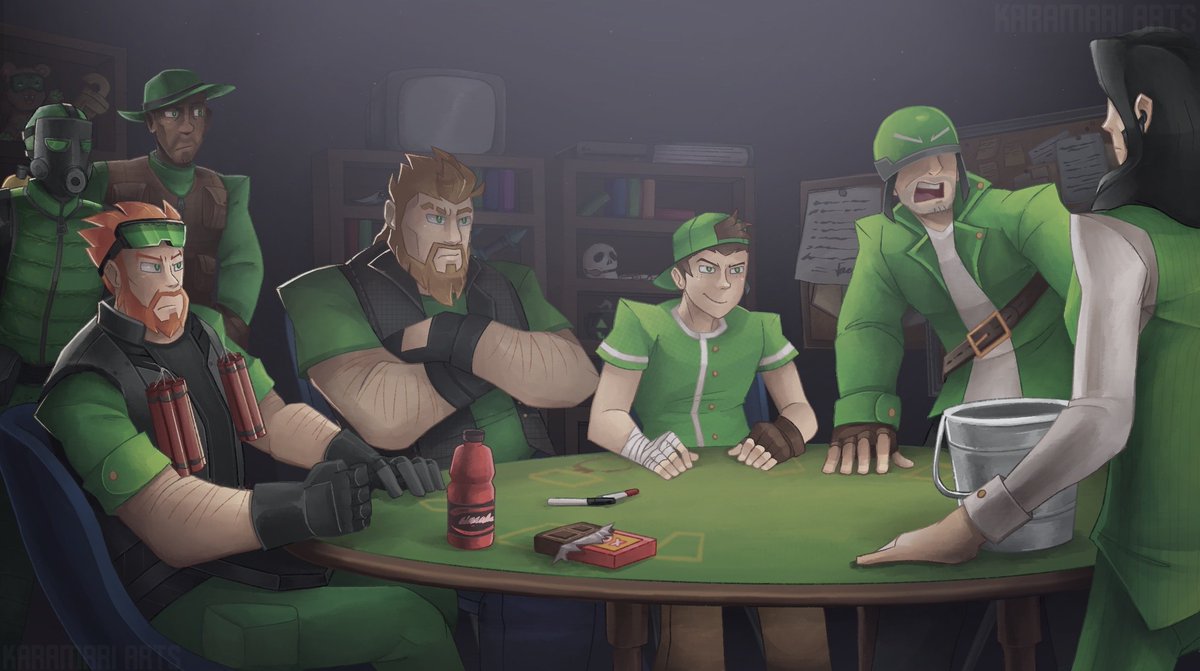 KaramariArts's tweet image. Gentlemen... This is a bucket. #TC2 #TypicalColors2