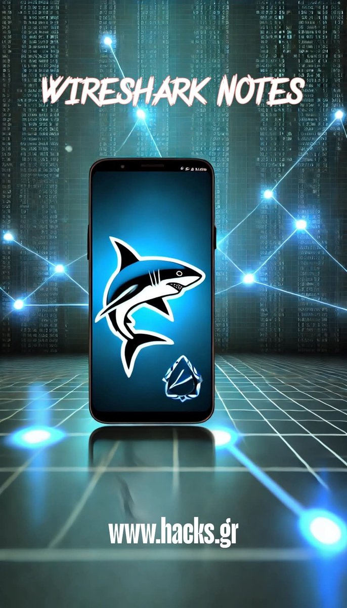 Anastasis_King's tweet image. Wireshark Notes 🦈

Quick, essential notes for anyone analyzing network traffic. Perfect for learning packet inspection, spotting anomalies, and improving your network security workflow.

🔖 #Wireshark #NetworkSecurity #PacketAnalysis #CyberSecurity #Infosec #BlueTeam #Pentesting