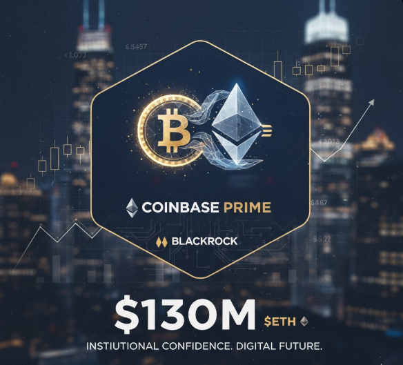 ZianonNetwork's tweet photo. BlackRock just moved over $130M in $BTC and $ETH to Coinbase Prime! 🚀

This isn't just a transfer; it's a powerful signal of institutional confidence and the growing integration of traditional finance with the crypto world. Custody via Coinbase Prime underpins the operational backbone of their crypto funds, like the #IBIT spot ETF.

The future of finance is here, and it's built on blockchain.

#Crypto #Bitcoin #Ethereum #BlackRock #CoinbasePrime #InstitutionalCrypto #TradFi #DigitalAssets