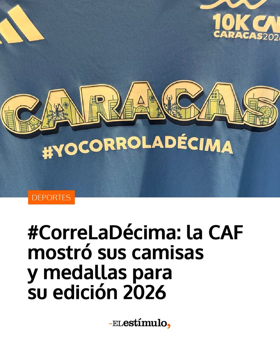elestimulo's tweet image. El #MaratónCAF será el próximo 8 de febrero de 2026 y hoy se revelaron las camisas, medallas y demás detalles del evento.