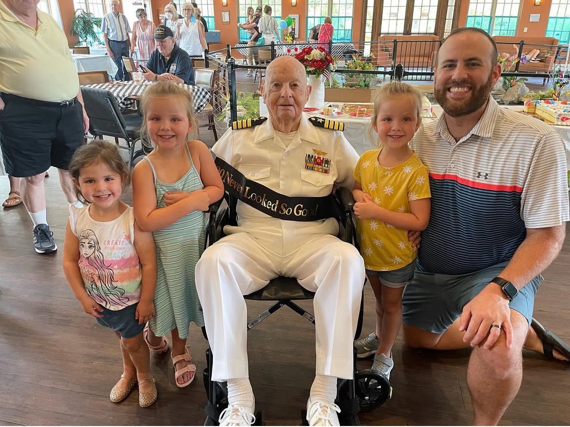 God called home a truly great American hero &amp; man of God yesterday. The Captain was 103 years old, fought for our country in three wars &amp; was a strong man of God!

Grateful for the opportunity to know him and my children to know him. Our nation needs more men like him!