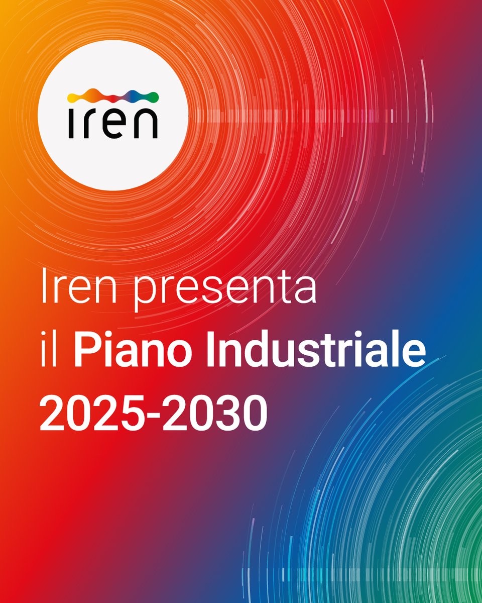 gruppoiren's tweet photo. Approvato oggi il nuovo Piano Industriale 2025-2030.

Permetterà di raggiungere nel 2030 un EBITDA pari a circa 1,6 miliardi di euro e un Utile netto di circa 400 milioni di euro. In crescita anche gli investimenti lordi, pari a 6,4 miliardi di euro.

https://t.co/CBI9OkHsn2 https://t.co/eclob7ZCIK