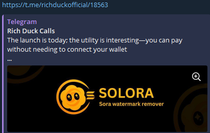 SOLxSORA tweet media