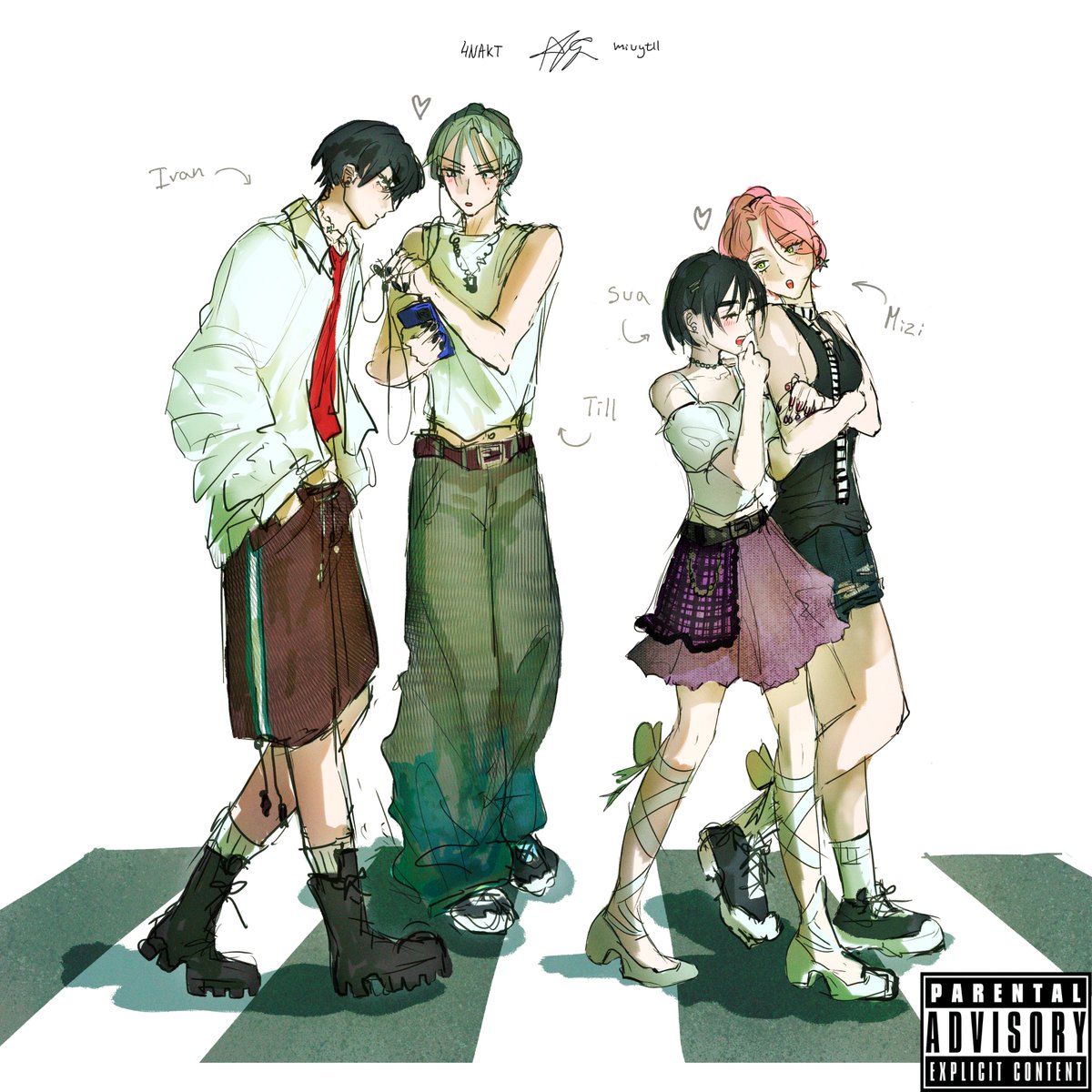 Here comes the 4NAKT band au
#ivantill #mizisua #alienstage
