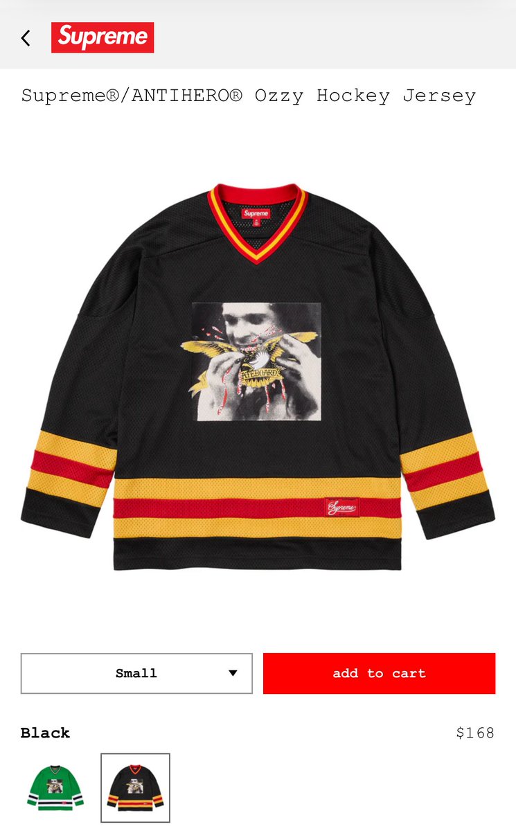 supreme x ozzy osbourne collab rip to a true legend