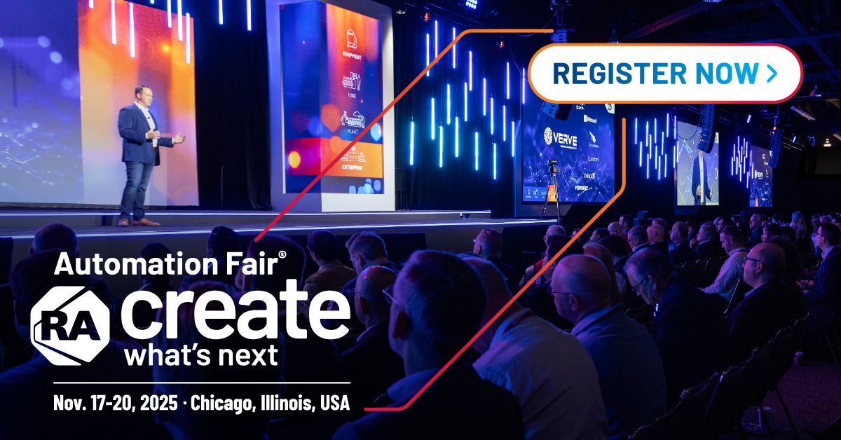 ⏳ 4 days to go, have you registered yet?

Automation Fair 2025 kicks off Monday, November 17 through Thursday, November 20 in Chicago. Don’t miss your chance to be part of it!

🎉 Bonus Alert: Join us for the Sonepar customer party “Let’s Rock Automation Fair” on Wednesday,