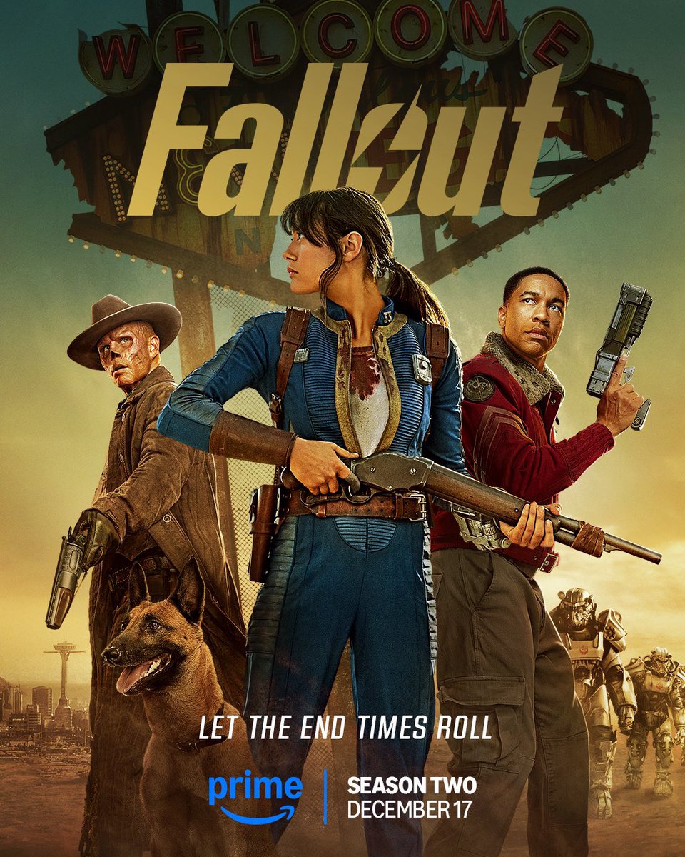 thegameawards's tweet photo. New poster for Fallout Season 2. https://t.co/L9JgiAXgLP