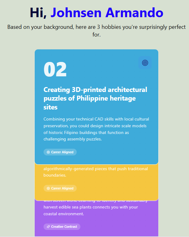 ArmandoJoh67508's tweet image. My LinkedIn data tells me that I need to get a life outside of work by taking up coastal foraging and seaweed identification.
Harness your data to find your hidden passion: app.vana.com #datarevolution