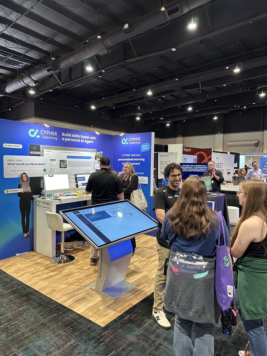 cypherlearning's tweet image. Day 2 at DevLearn is a GO! 🎉

We had an amazing Day 1. The fun continues today! The elusive Golden Duck is still hiding out there—find it for an extra special prize! 🦆✨

Find us at Booth 362 for demos, prizes, and connections!

#DevLearn #DevLearn2025 #LMS