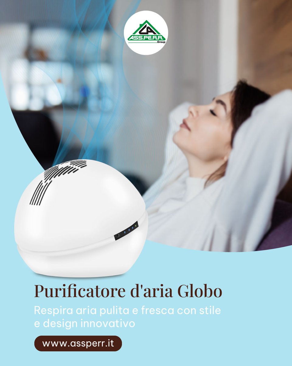 ASSPERR's tweet photo. Respira aria pulita con il purificatore d'aria Globo della Bioxigen! Elimina polveri sottili, batteri e allergeni per un ambiente più salubre. Scopri di più 👉https://t.co/RowqpXUiHL #purificatorearia #Bioxigen #Globo https://t.co/STuOVvnAxQ