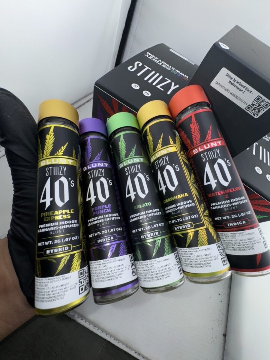 Restocktation's tweet image. Authentic Dispensary Stiiizy 40’s 2G Blunt🚨