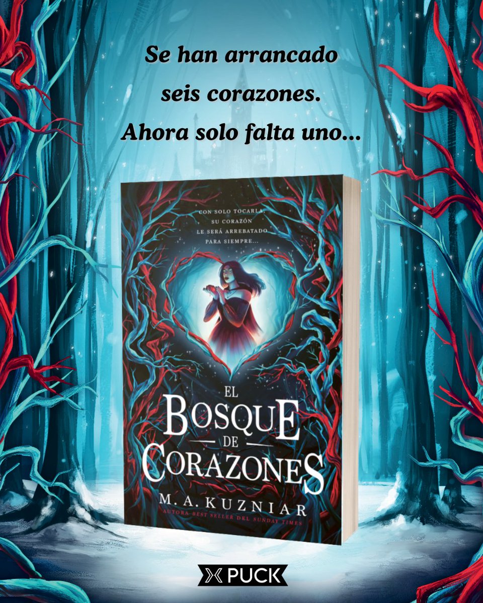 ¡#ElBosqueDeCorazones de <a href="/thecosyreader/">Mia ~ M. A. Kuzniar</a> ya está a la venta!🖤🫀

Un dark romantasy inspirado en Blancanieves. Pero esta vez, el cazador se convierte en la presa…🍎🪞

✍Traducción de <a href="/literal_lyd/">Lydia R. Pavón</a>.