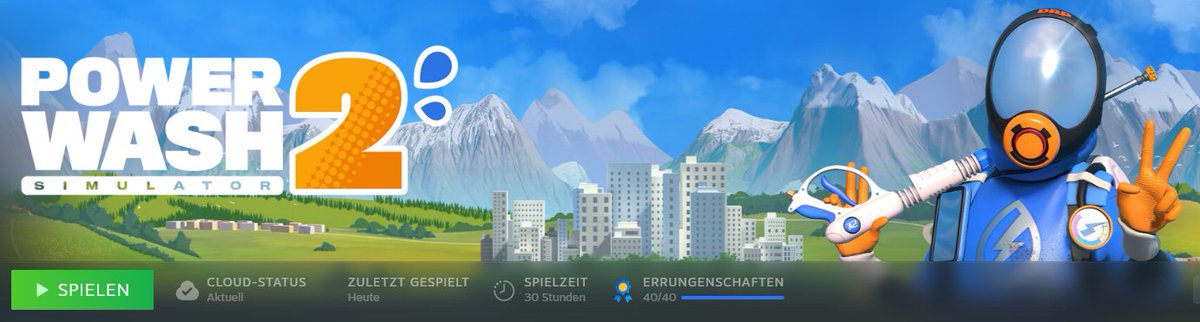 Spiel Nr. 21 auf 100% Steam Achievements <a href="/PowerWashSim/">PowerWash Simulator</a> 2 :3 Freue mich jetzt schon auf die zukünftigen Collabos wieder!