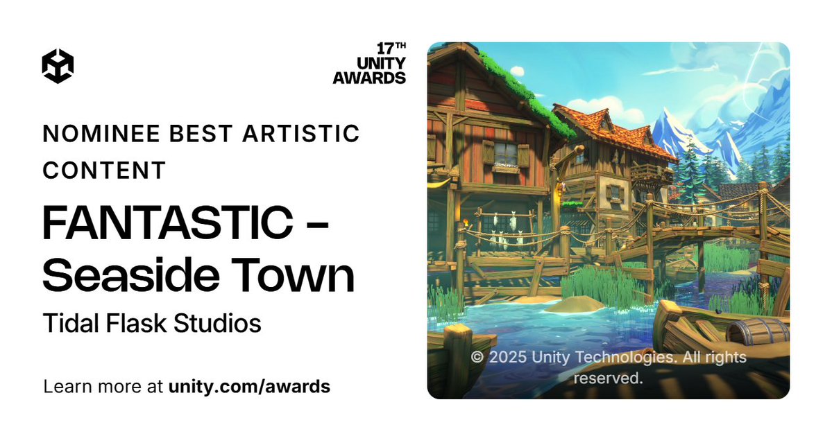 TidalFlask's tweet image. Vote now!
Maybe for us? 💅
unity.com/awards

#madewithunity #unity3d