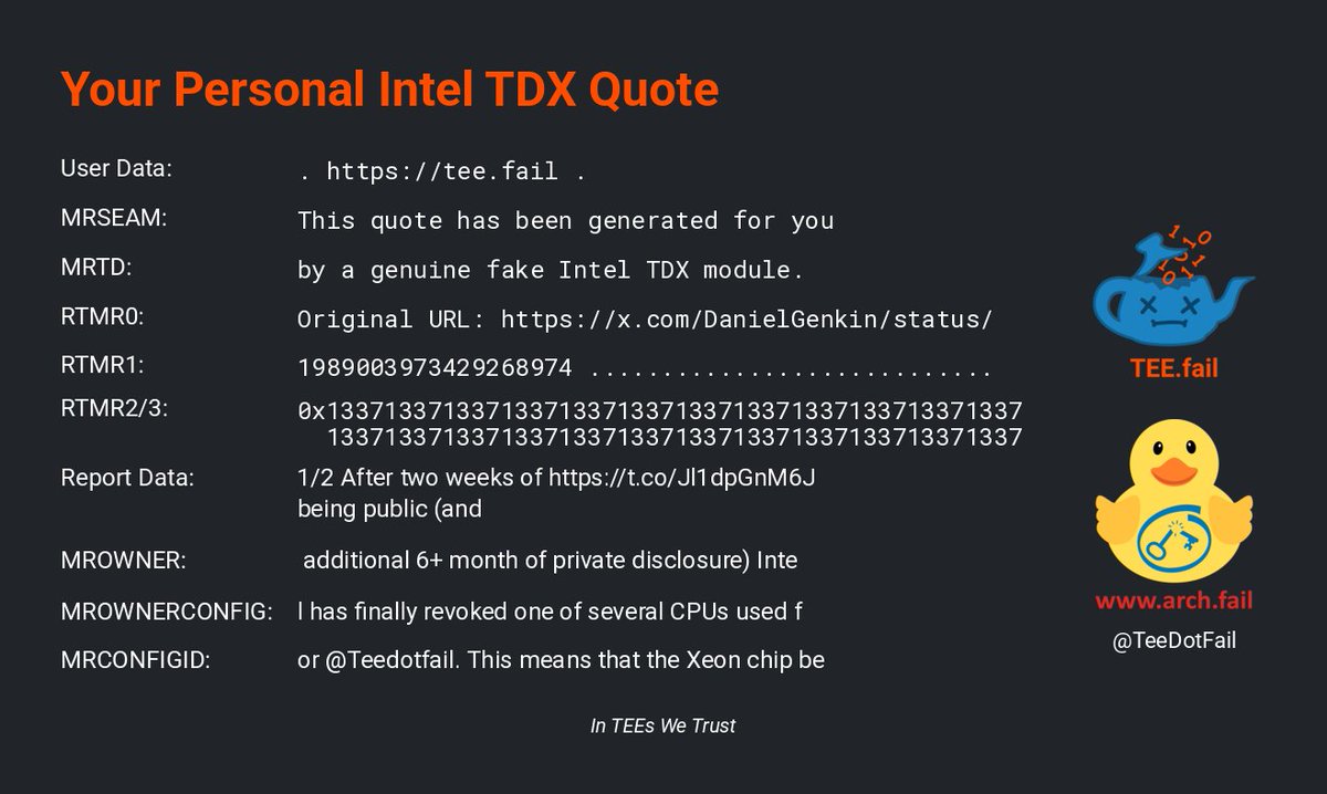 TEE.fail tweet media