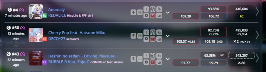 JBSL 譜面（ダウンマップも）いろいろプレイしました！！🥰🥰