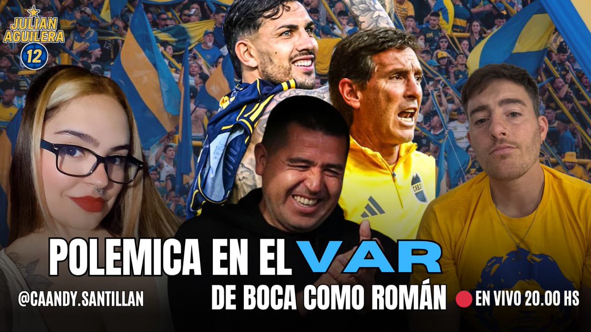 👀POLÉMICA EN EL VAR ⚽️ - DE BOCA COMO ROMAN 💙💛CON <a href="/caandysantillan/">Candy 🇸🇪</a> ✅ EN VIVO 20 HS

👇🏻
youtube.com/live/WUtDj5GiM…