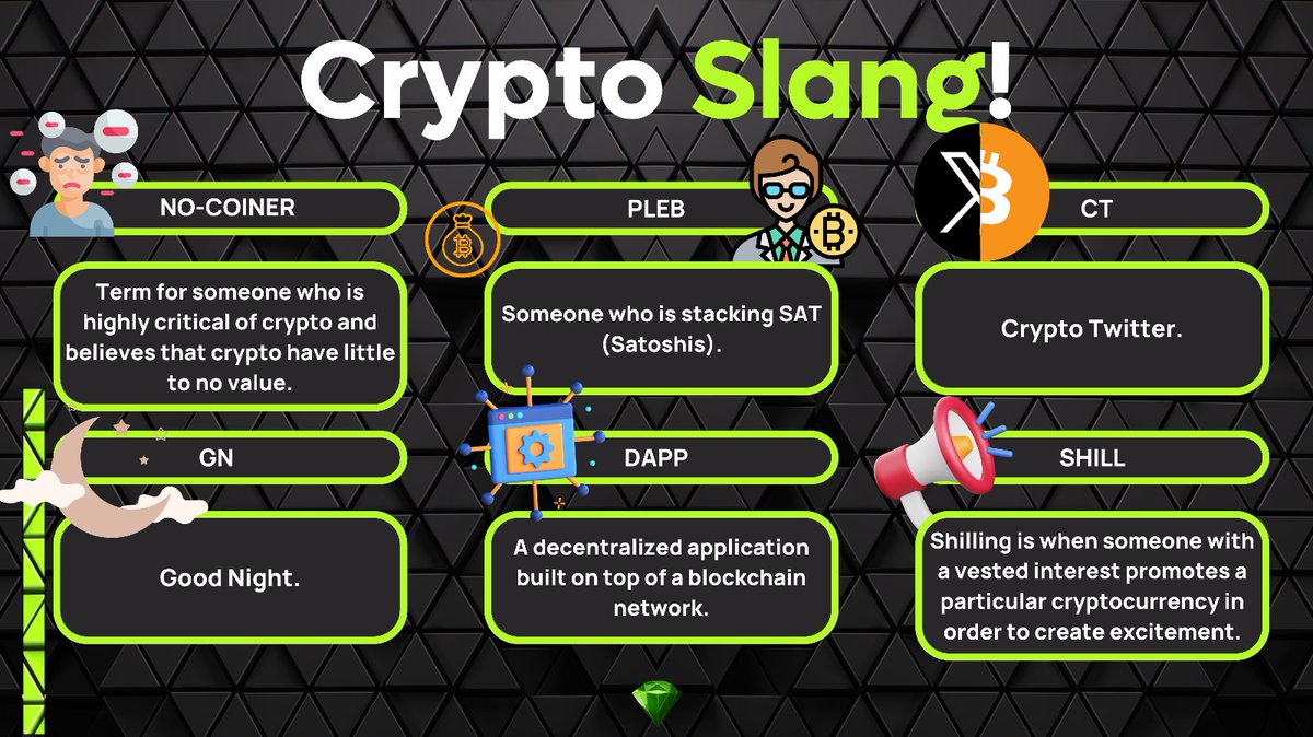 Crypto Slang! With this comprehensive guide you can navigate crypto like an  expert! Hope this helps you in your crypto journey.