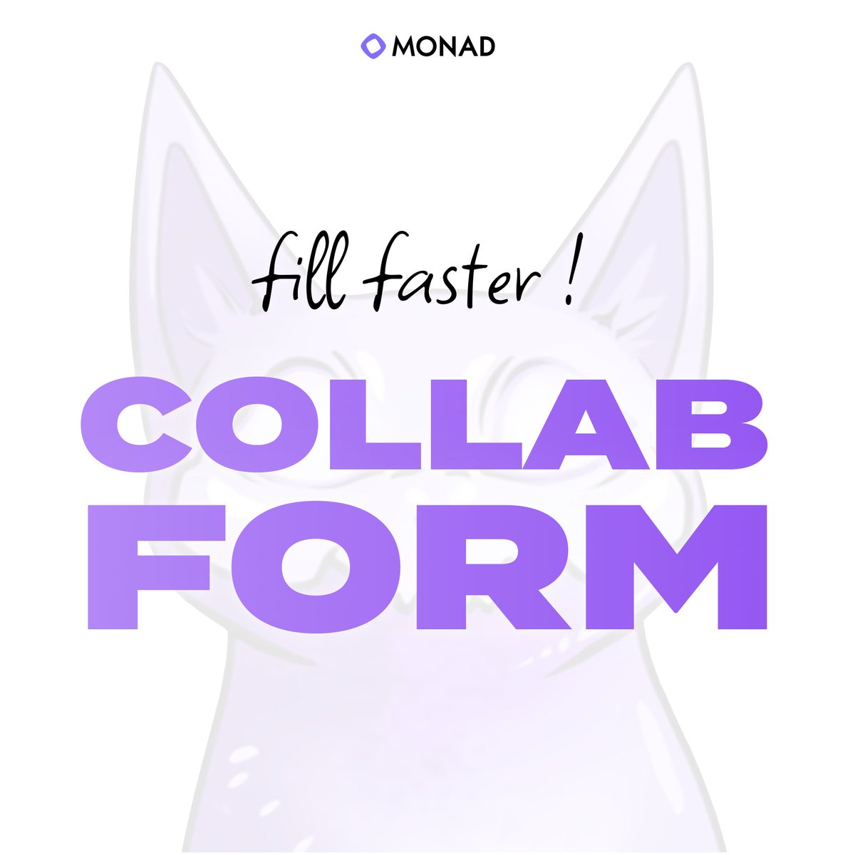 😈 Collab Form

Do you have an active community and want to receive a $GST Airdrop or NFT WL for it?

Fill out the form now 👇
tinyurl.com/GhostyCollab

⏰ We’ll reply within 48 hours