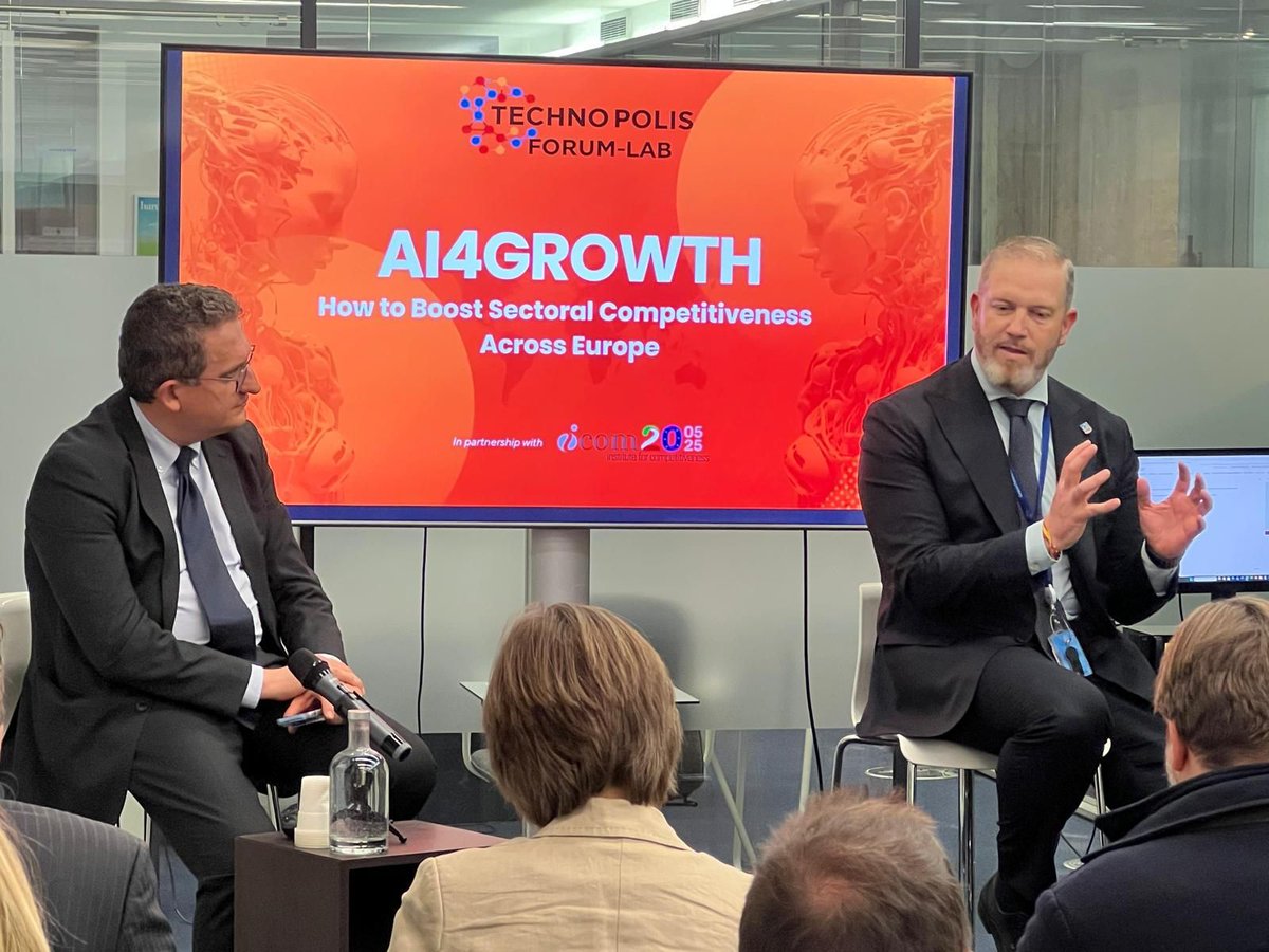 IComEurope's tweet photo. Yesterday, with Techno Polis, we discussed the #ApplyAI strategy & #competitiveness in 🇪🇺, with Malgorzata Nikowska, @DigitalEU and @diesofer (ECR 🇪🇸).
Thanks to all participants and to @googleeurope, @Meta, @MicrosoftEU, @SAP, @EFPIA, @EuropaBio, @medtecheurope for joining! 👏 https://t.co/kgSWjyg07W