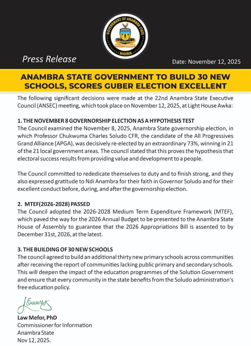 PiusMachi's tweet photo. Anambra is Rising 
#solutioncontinues https://t.co/xHWi5n41Ab
