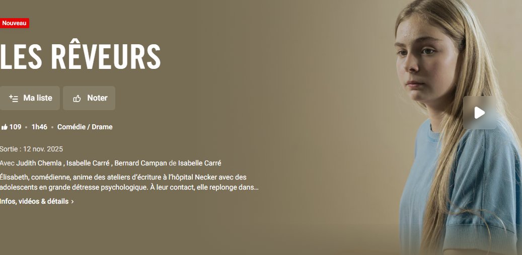 frankguillouard's tweet image. #IsabelleCarre signe un grand petit film, fort, tendre, drôle, émouvant, trempé dans un âge où on aime à s&apos;en faire du mal. L&apos;amitié, la vraie. L&apos;humanité, la vraie. Magnifique et digne d&apos;un César (dommage qu&apos;ils ne soient plus là sur ce RS) #LESREVEURS