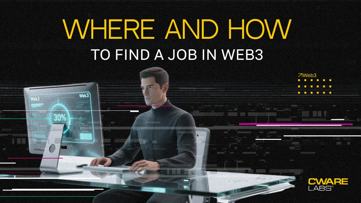 cwarelabs's tweet image. 💼 Where and How to Find a Job in Web3? Part 1

The #Web3 market stopped being niche a long time ago. Today it’s a full-scale industry where thousands of specialists build careers across #DeFi, #GameFi, #RWA, #Infra, and service providers.

We’ve prepared a comprehensive guide to…