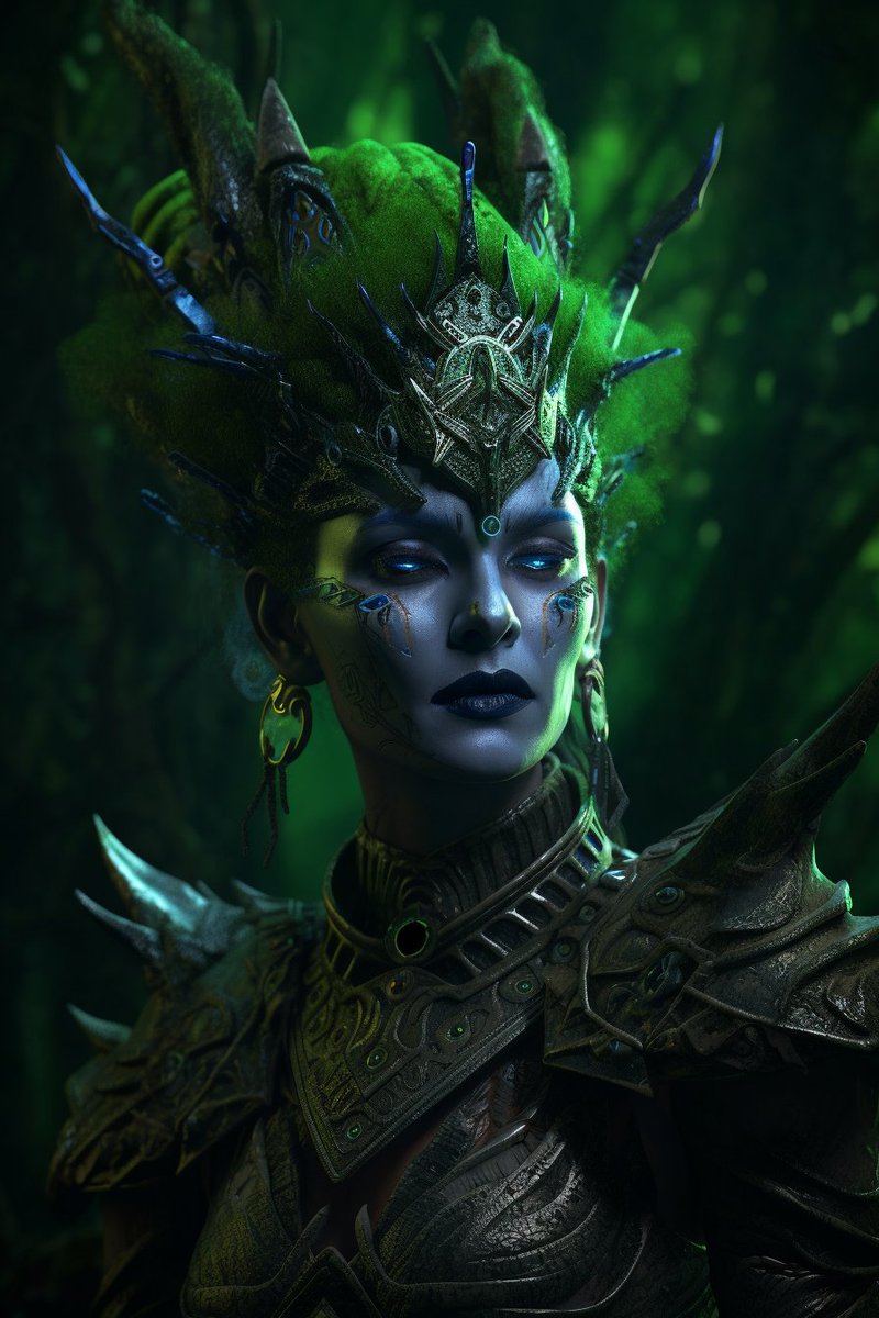 My first creation for my personal avatar in <a href="/ValanniaGame/">Valannia</a> . 
Feel like it was ages ago!💚

Join this amazing universe in the making!

Code: shadowveil.valannia.com/?referral=ARR1…