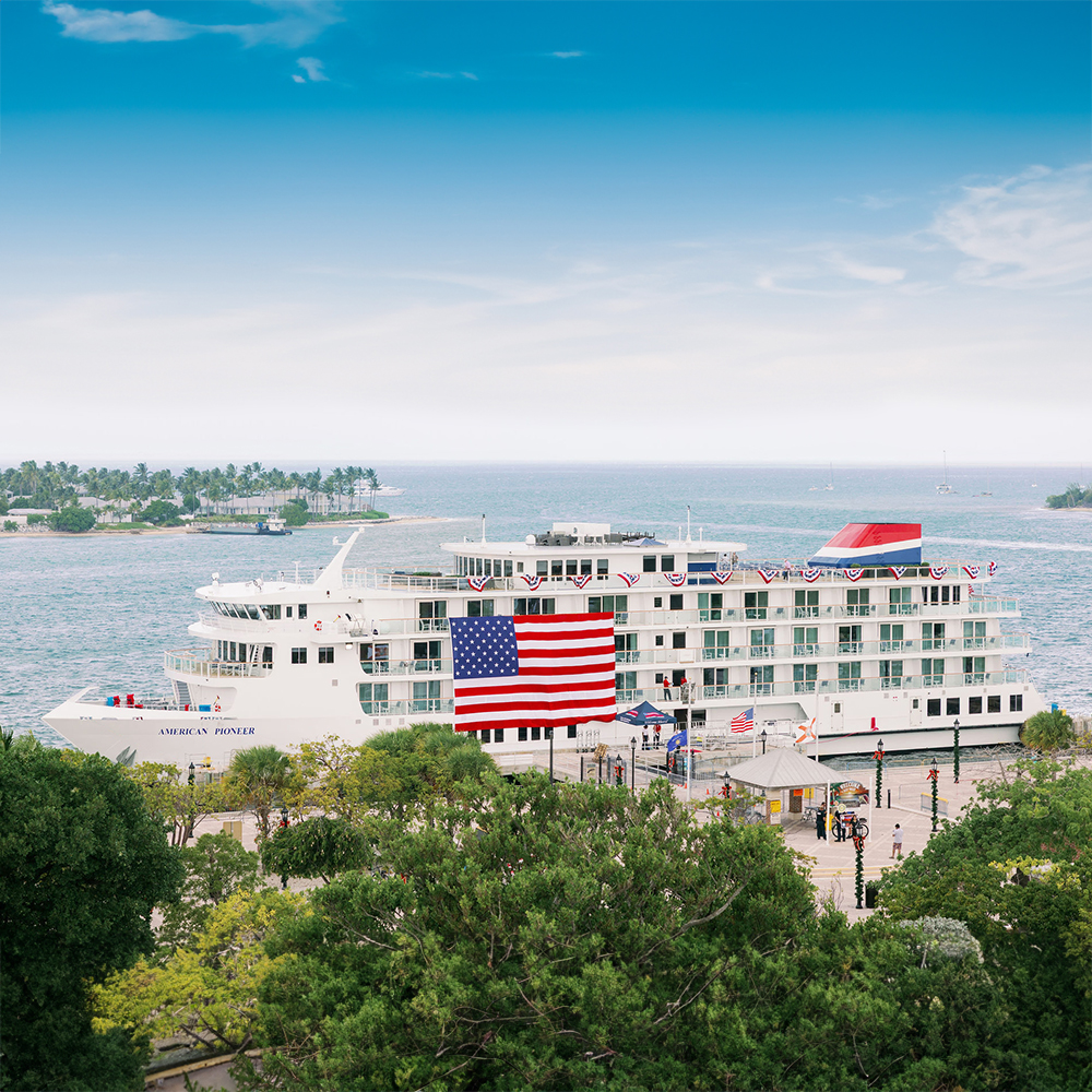 American Cruise Lines is excited to share that earlier this this week, in #KeyWest, the American Pioneer — the second ship in the new Patriot Class — was officially inaugurated.⁠

Are you cruising on American Pioneer? Let us know!