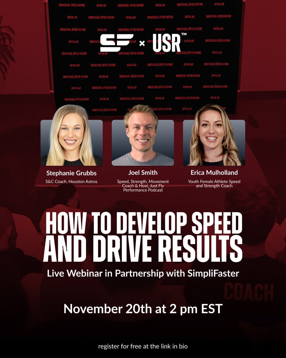 Universal Speed Rating tweet media