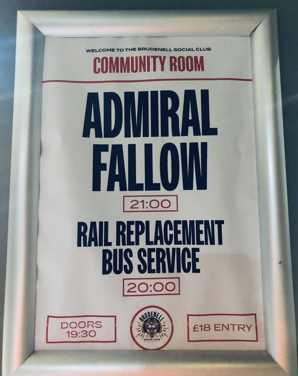 Timings for tonight’s show at <a href="/Nath_Brudenell/">Nath Brudenell</a>. We love it here