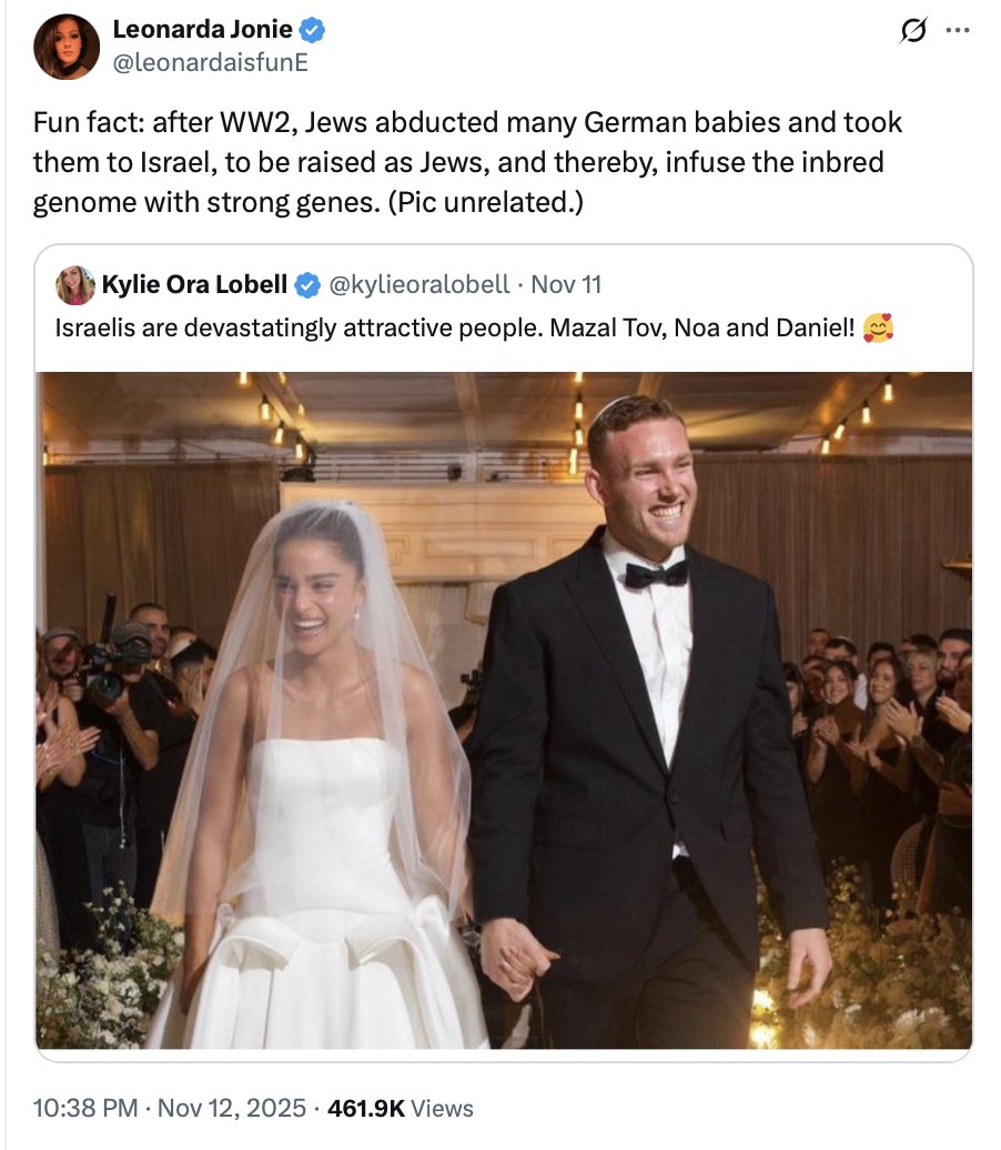 There are lies, there are damned lies, and there are antisemitic lies.

Holy sh!t what a psychopathic lie. Complete cope fabrication.