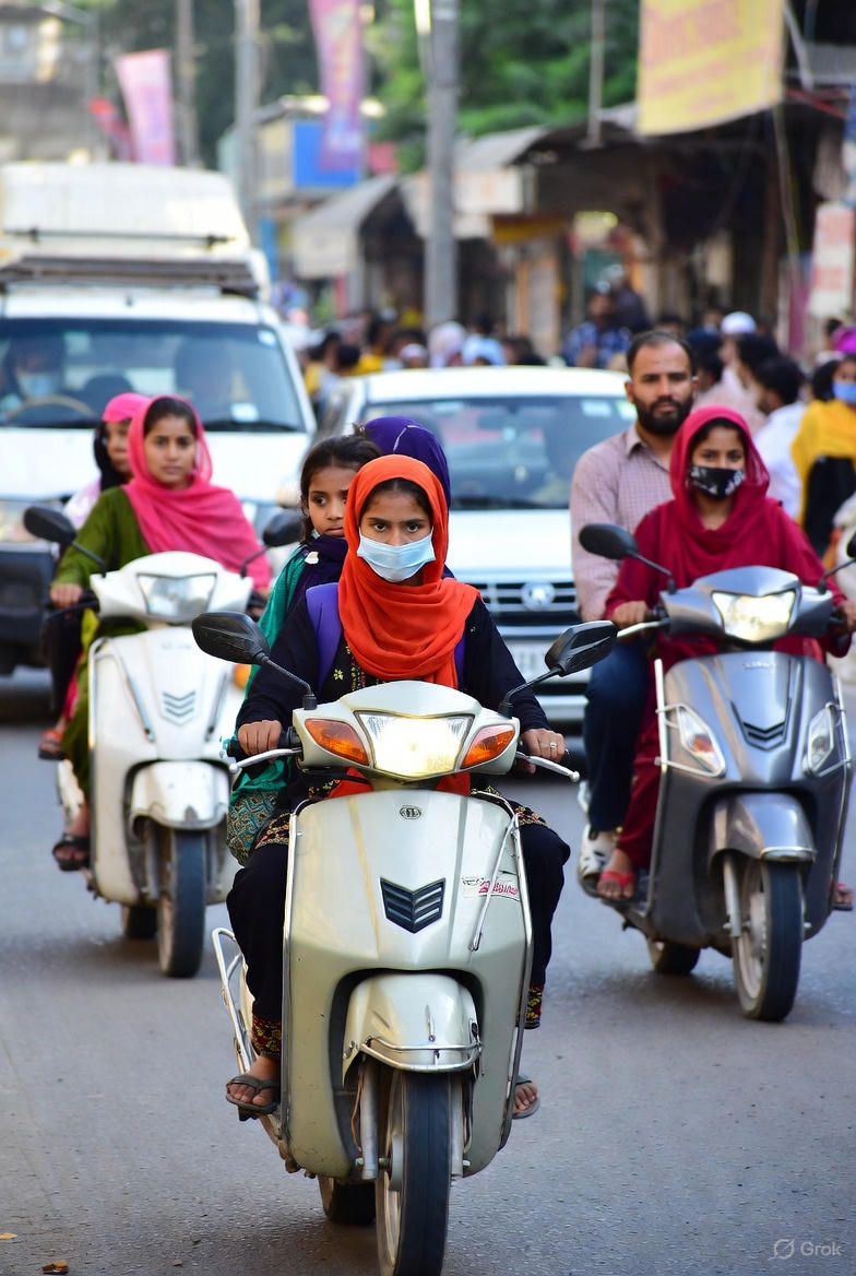 مرد ڈرائیور حضرات توجہ فرمائیں: سڑکوں پر آج کل لڑکیاں اور خواتین سکوٹی چلاتی نظر آتی ہیں۔
کوئی اپنی یونیورسٹی ، کالج
کوئی کسی کو ڈراپ کرنے جا رہی ہے تو کوئی اپنی اماں کو ہسپتال لے کر جا رہی ہے تو کوئی گھر کیلئے روزمرہ کا سامان۔۔
ایسے میں سڑک پر دیکھ کر ان کو راستہ دیں
کچھ بچیوں
