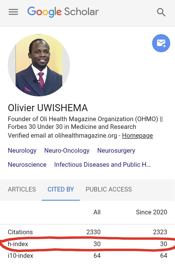 I am truly humbled to have reached an h-index of 30 on Google Scholar.

When I began pursuing research with passion, I never imagined reaching this milestone in 2025. Every step of this journey has been a learning experience that has shaped me both personally and professionally.