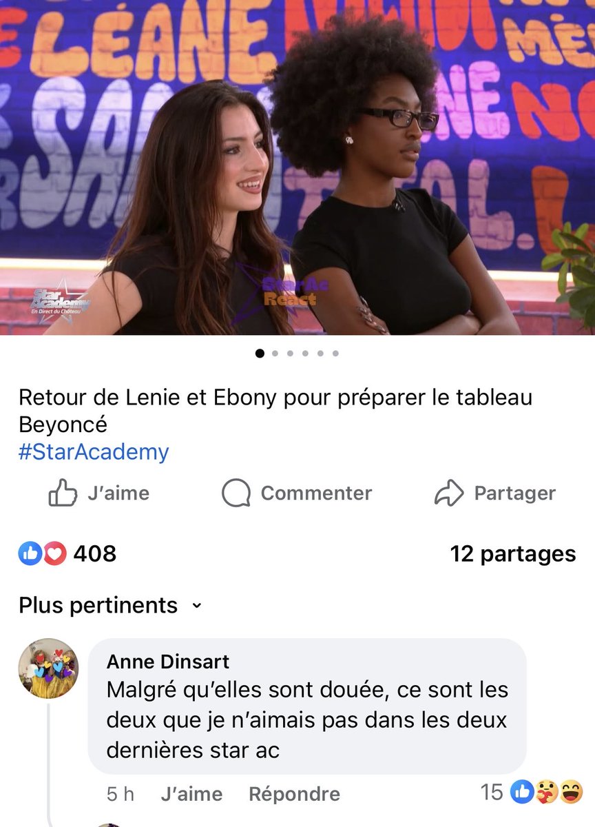 Kayli2019's tweet photo. Le pire cauchemar des ménagères ensemble sur le même tableau #StarAcademy https://t.co/VCc55Mj3Mw