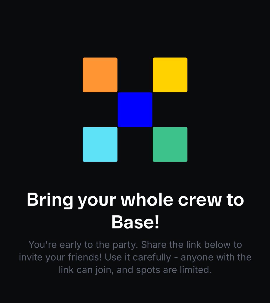 mrrixcrypto's tweet image. This is First Come First #Base Invite Code
30 Users to Claim it Now ! 

base.app/beta/T2WMD13M

How to Use App? 
Use Base Version and Start Enagging with Posting , Likes Etc ! 

Earn Real Time Weekly Reward + 
Base Potential Airdrop