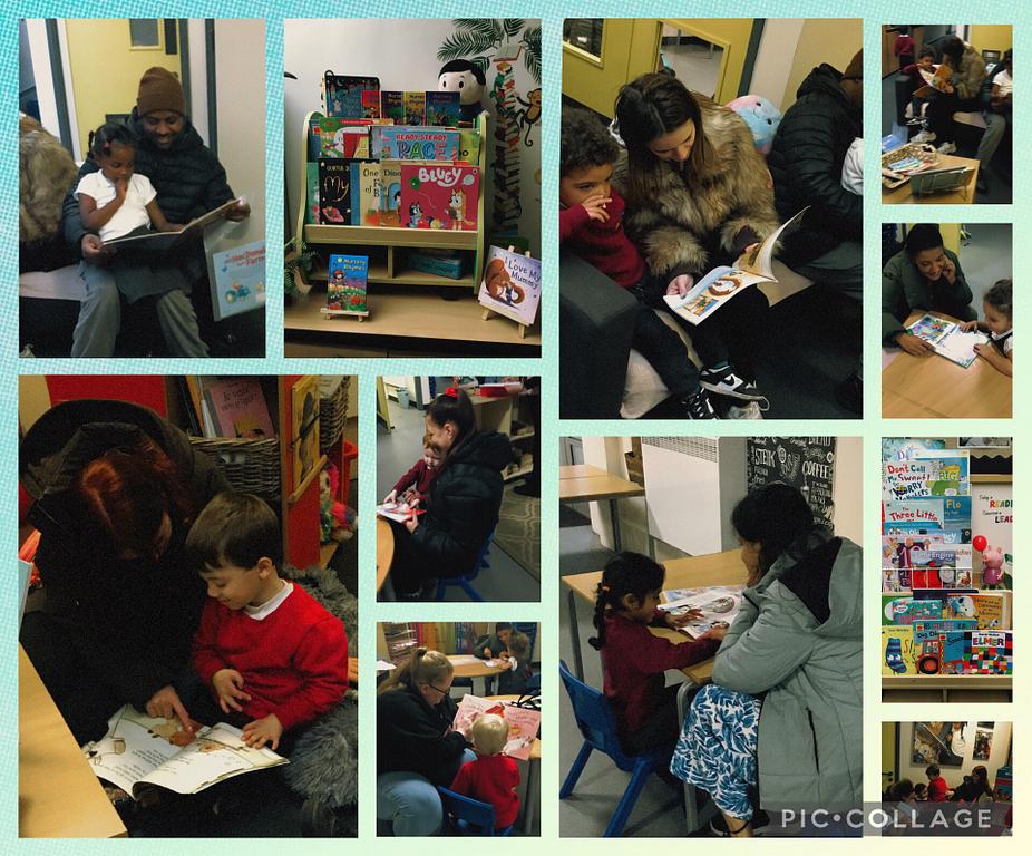 _PrimroseHill's tweet photo. Nursery were so excited to visit our new library, outside the Nursery classroom. We invited our families in to share stories and our love of reading with them. 📚 🧚‍♀️ 🦄 https://t.co/90gT5zyDHw