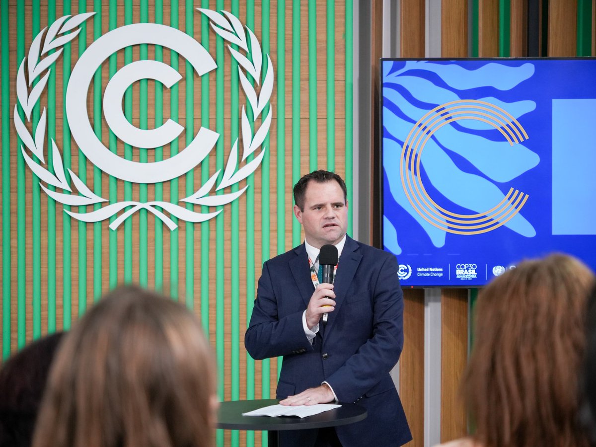 nealerichmond's tweet image. Honoured to represent Ireland at #COP30 in Brazil — squeezed a week’s work into 48 hours! 🌍 The climate emergency is real, and those suffering most are in the poorest countries. Proud to announce new funding &amp;amp; reinforce Ireland’s commitment to global action. Now to Colombia 🇨🇴