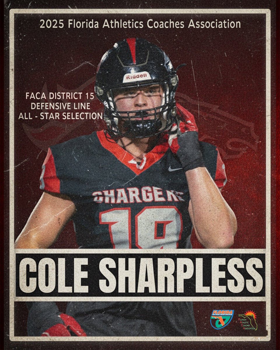 Crest_HSFB's tweet image. Congratulations to Cam Eckard and Cole Sharpless for their FACA All District Team selections! @CamdonEckard @cole_sharpless