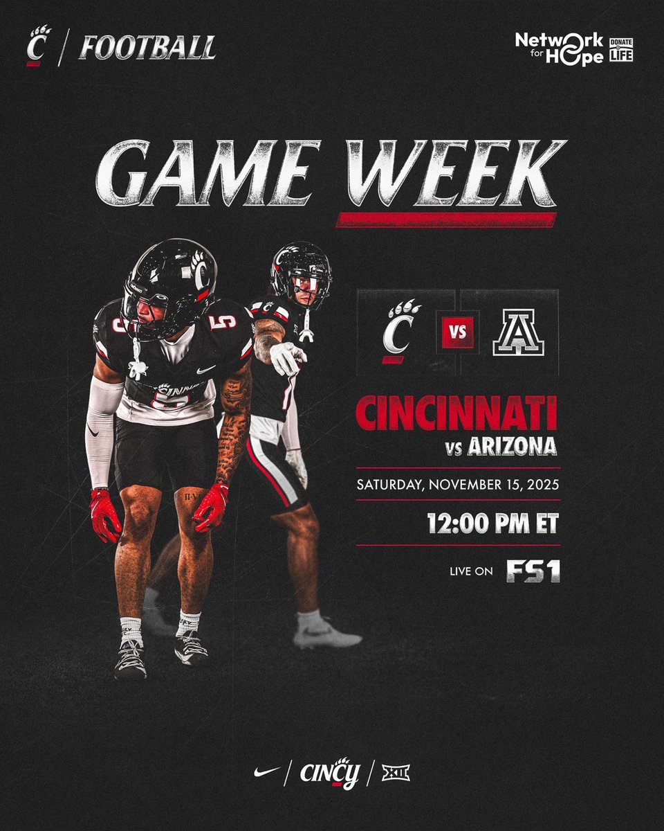 Im excited to be in Cincinnati for a GameDay visit this Saturday.  Let's Go BearCats!

<a href="/GoBearcatsFB/">Cincinnati Football</a> <a href="/tygeeleach/">Tygee Leach</a> <a href="/silas_gleason/">Silas Gleason</a> <a href="/CoachSattUC/">Coach Satterfield</a> <a href="/LNWildcatsFB/">LN Wildcats Football</a> <a href="/coach_mal/">Patrick Mallory</a> <a href="/KyleNeddenriep/">Kyle Neddenriep</a> <a href="/SWiltfong_/">Steve Wiltfong</a> <a href="/IndianaPreps/">Indiana Preps</a> <a href="/PrepRedzoneIN/">Prep Redzone Indiana</a>