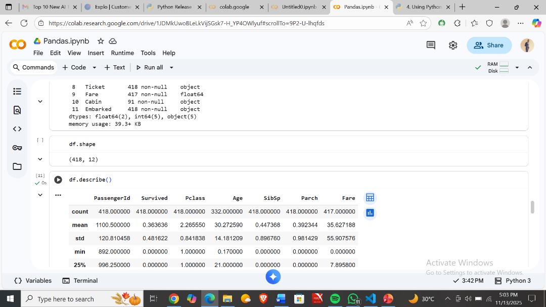 Nicholasunique's tweet image. 1 month in!
From a complete beginner to writing real Python code! I’m so proud of the progress so far!
In the past month, I became familiar with libraries such as NumPy &amp;amp; Pandas, carrying out real data analysis.
It’s been an exciting start! #TechcrushOneMonthRecap #AI @TechCrush
