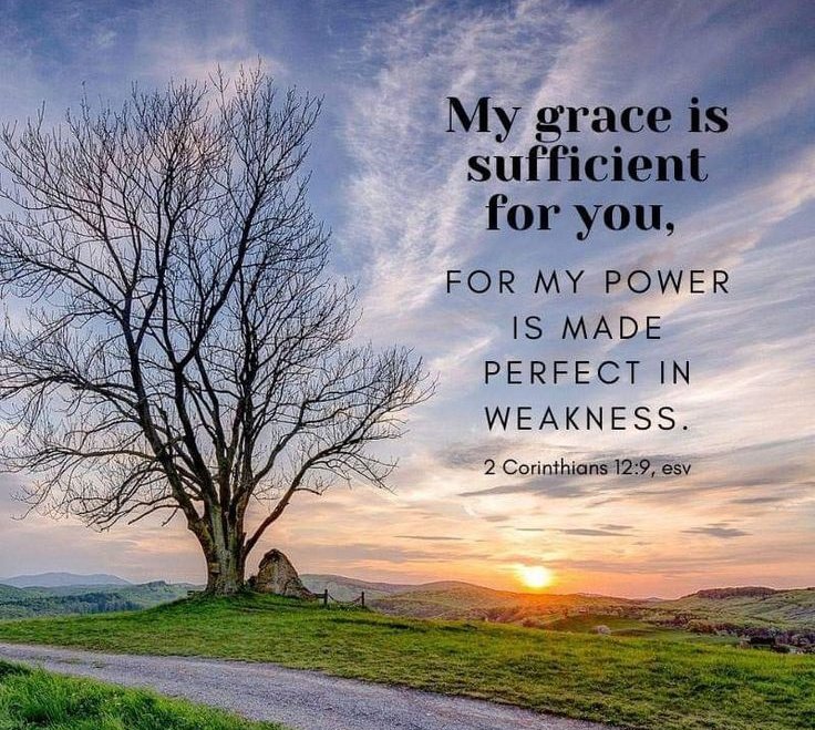 🌤☕️g00d m0rning!
The peace God gives is usually found thru the struggle, and as we step into His rest, His grace sustains us at the end of our strength. 💖 His grace isn't the fallback, it's the foundation. ✝️

🖐🙂such a blessed day already, ya'll!