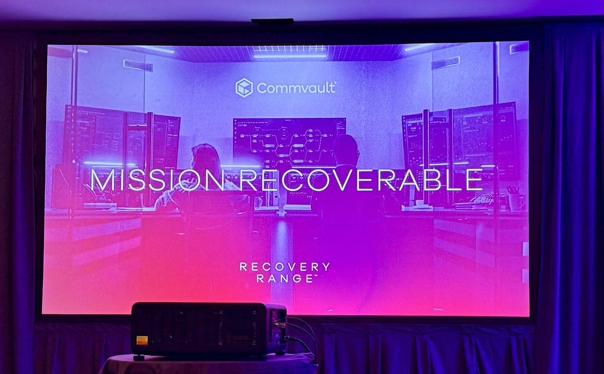 RobKramer_Data's tweet image. .@Commvault SHIFT continued today with a hands-on Analyst Day. The morning sessions walked through real recovery exercises — how the platform identifies an issue, restores systems, and organizes the steps needed to get operations back online. We also looked at cleanroom recovery…
