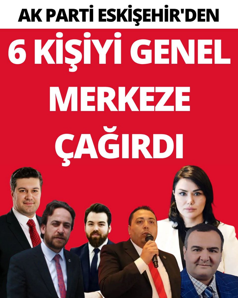 Bugün Ankaraya çağrılan Ak Parti Odunpazarı ve Tepebaşı ilçe başkan adayları ile ilgili değerlendirme önümüzdeki haftaya kalmış bilginize