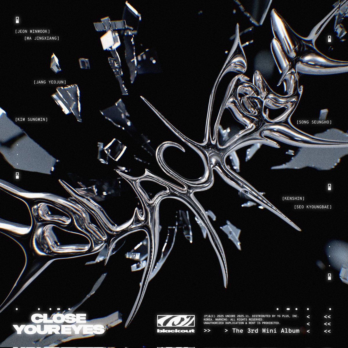 HT] CLOSE YOUR EYES (@closeyoureyes_7) 3rd Mini Album <blackout