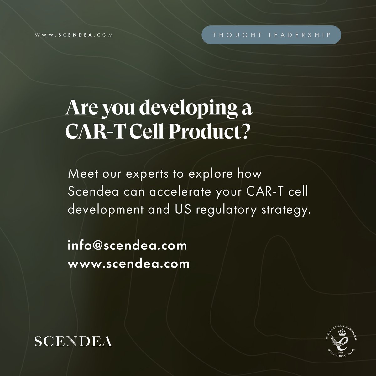scendea's tweet image. Meet the author from our latest Whitepaper: &quot;Insights on the FDA’s 2024 Guidance: Considerations for the Development of CAR-T Cell Products&quot;, Dr Dmitry Zamoryakhin: scendea.com/articles/consi…
-
#whitepaper #drugdevelopment #CARTtherapies #FDAguidancerecomentations