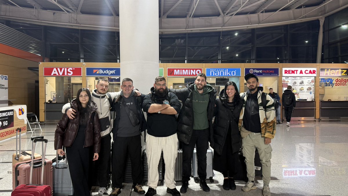 The part of <a href="/SuperteamBLKN/">Superteam Balkan</a> crew arrived to Georgia for <a href="/formacity/">FORMA</a> 🇬🇪

Still missing my Croatian fam <a href="/matija_sol/">☀️matija.sol (blkn/acc)</a> <a href="/marylovesosa/">mary 💕🧠</a> 🫶🏻