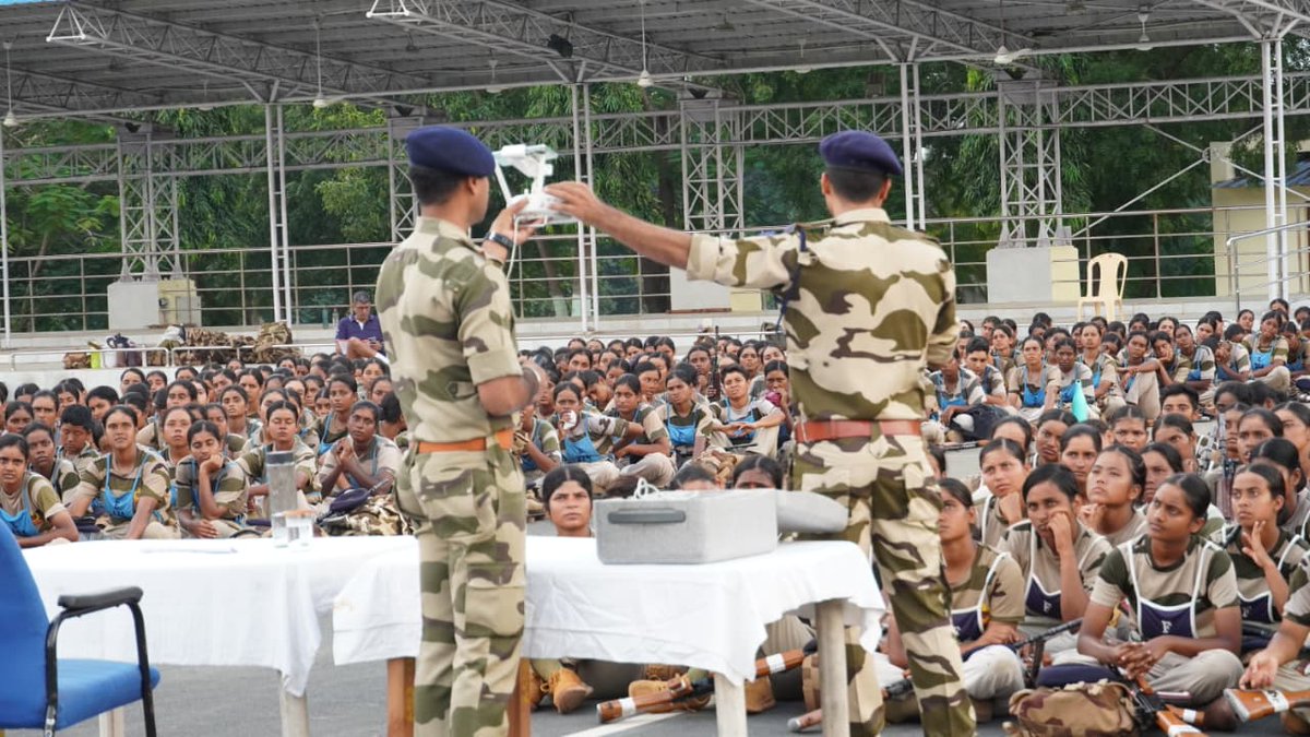CISFTraining's tweet photo. Drone Training Classes for Trainees at CISF RCRTC Thakkolam!
Drone training classes were conducted at CISF RCRTC Thakkolam, to enhance the technical and operational skills of trainees.
#CISF #RCRTCThakkolam #DroneTraining #TechnologyInSecurity #CISFTraining @CISFHQrs https://t.co/mYZIuRmEUM