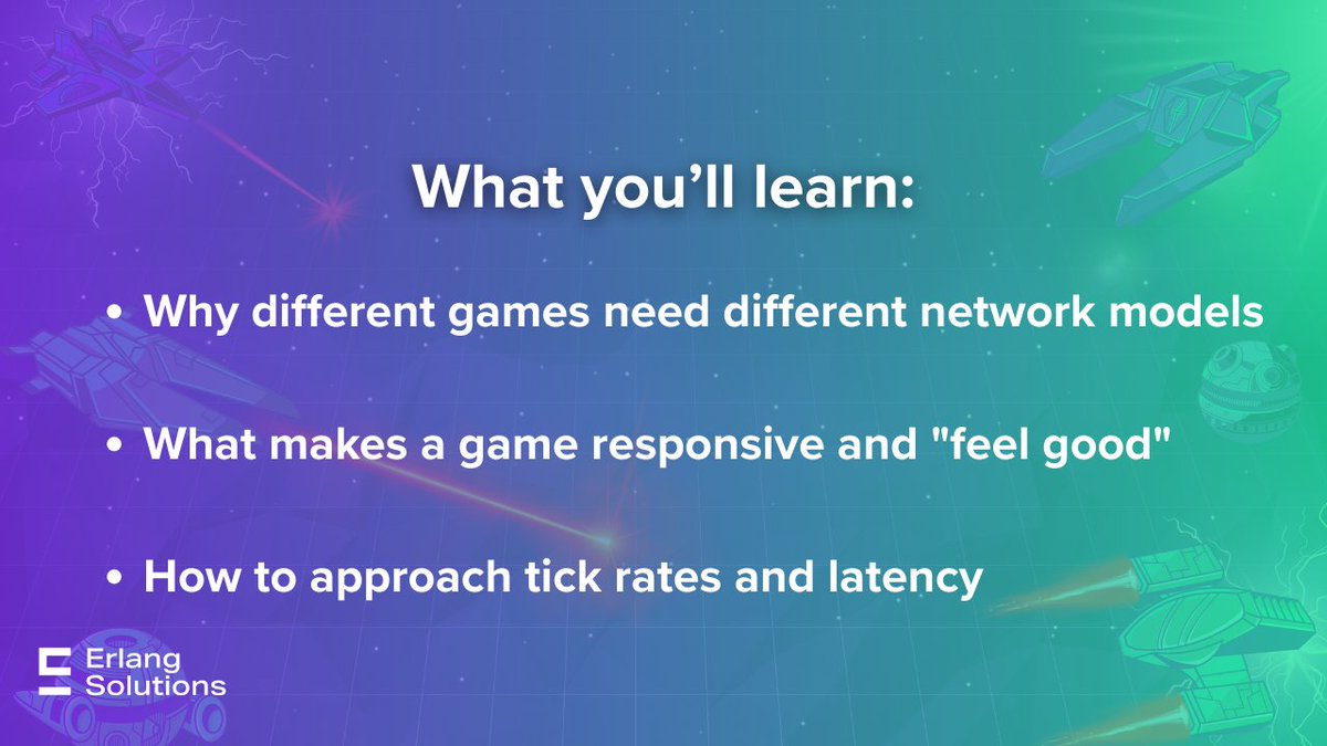ErlangSolutions's tweet image. Did you play AstroBEAM at a @CodeBEAMio conference this year? If yes, you know it stole the show. ☄️

In our webinar, Hernán Rivas Acosta breaks down how it was built in Elixir, from TCP vs. UDP to latency + tick rate tuning. 🕹️

Watch now: bit.ly/DevelopingAstr…